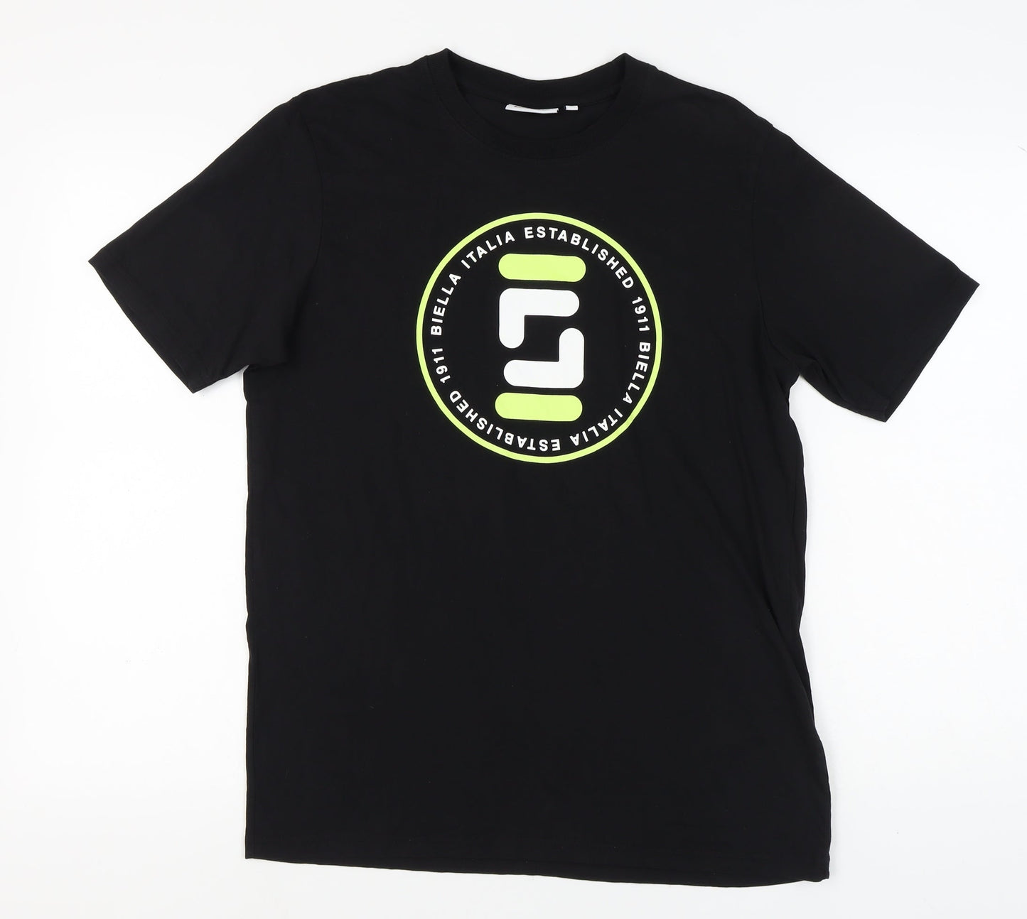 Fila Men's Black Graphic Print T-Shirt Medium