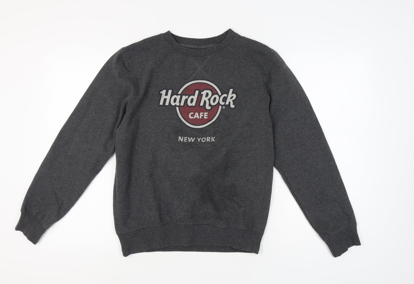 Hard Rock Cafe Unisex Grey Logo Sweatshirt Medium