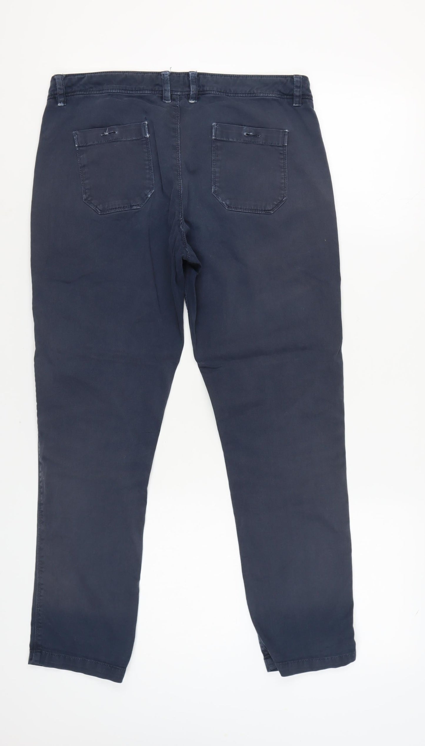 FatFace Women's Blue Chino Trousers Size 12