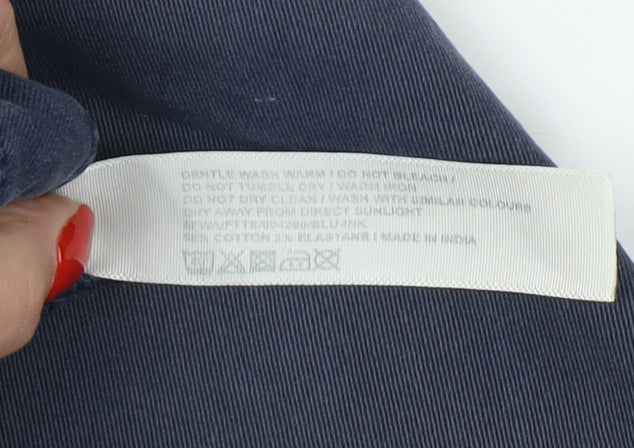 FatFace Women's Blue Chino Trousers Size 12