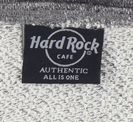 Hard Rock Cafe Women's Grey Logo Sweatshirt, Size S