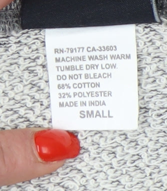 Hard Rock Cafe Women's Grey Logo Sweatshirt, Size S