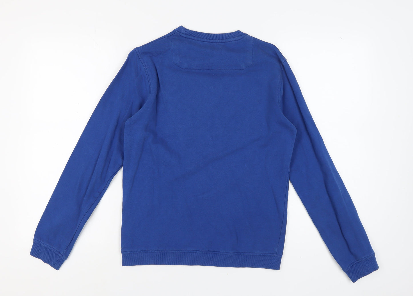Jack & Jones Men's Blue Crew Neck Logo Sweatshirt Size S
