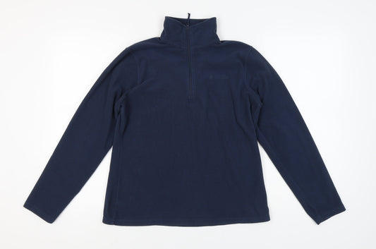 Mountain Warehouse Women's Blue Fleece Sweatshirt Large