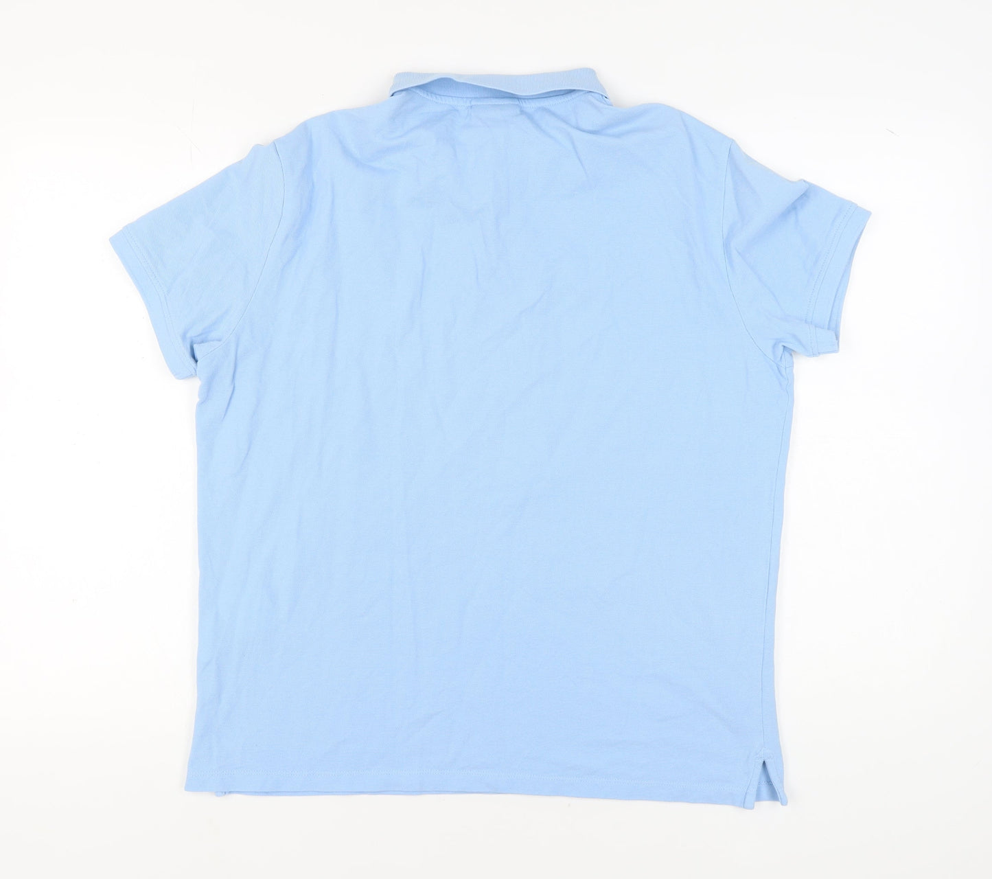 Emporio Armani Men's Blue Polo Shirt 2XL Short Sleeve