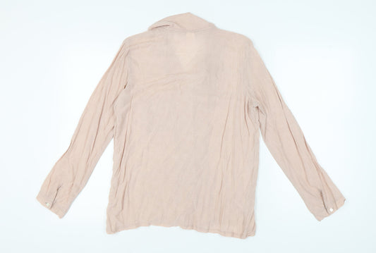 Calvin Klein Women's Beige Pyjama Shirt M