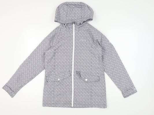 Craghoppers Women's Blue Rain Coat Jacket, Size 8