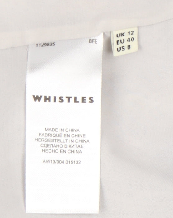 Whistles Women's Blue Knee-Length Dress, Size 12