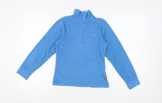 Trespass Women's Blue XS Fleece Henley Sweatshirt