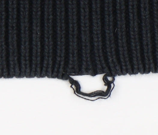 Brand and care label for Adidas Men's Black Medium jumper Casual Knit