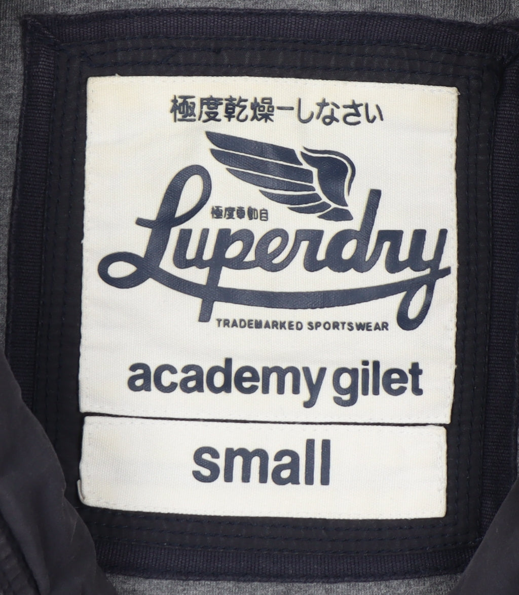 Superdry Women's Black Waistcoat S Puffer Jacket