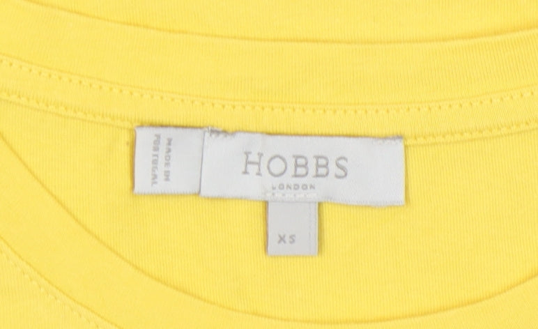 Hobbs Women's Yellow XS Short Sleeve T-Shirt