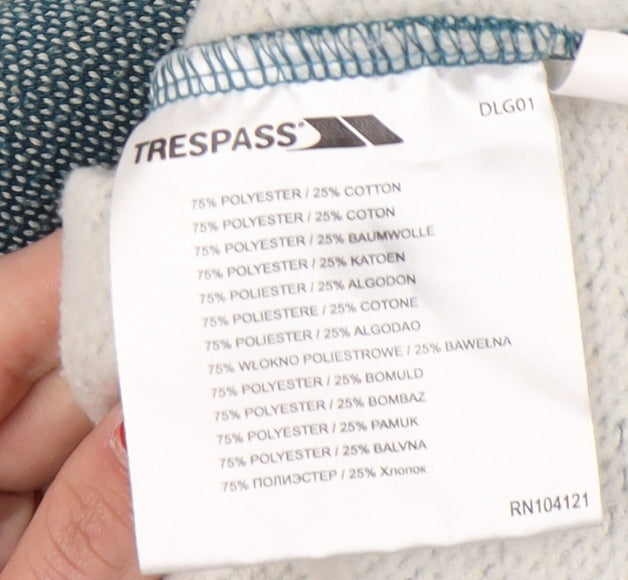 Trespass Unisex Blue XS Full Zip Hoodie