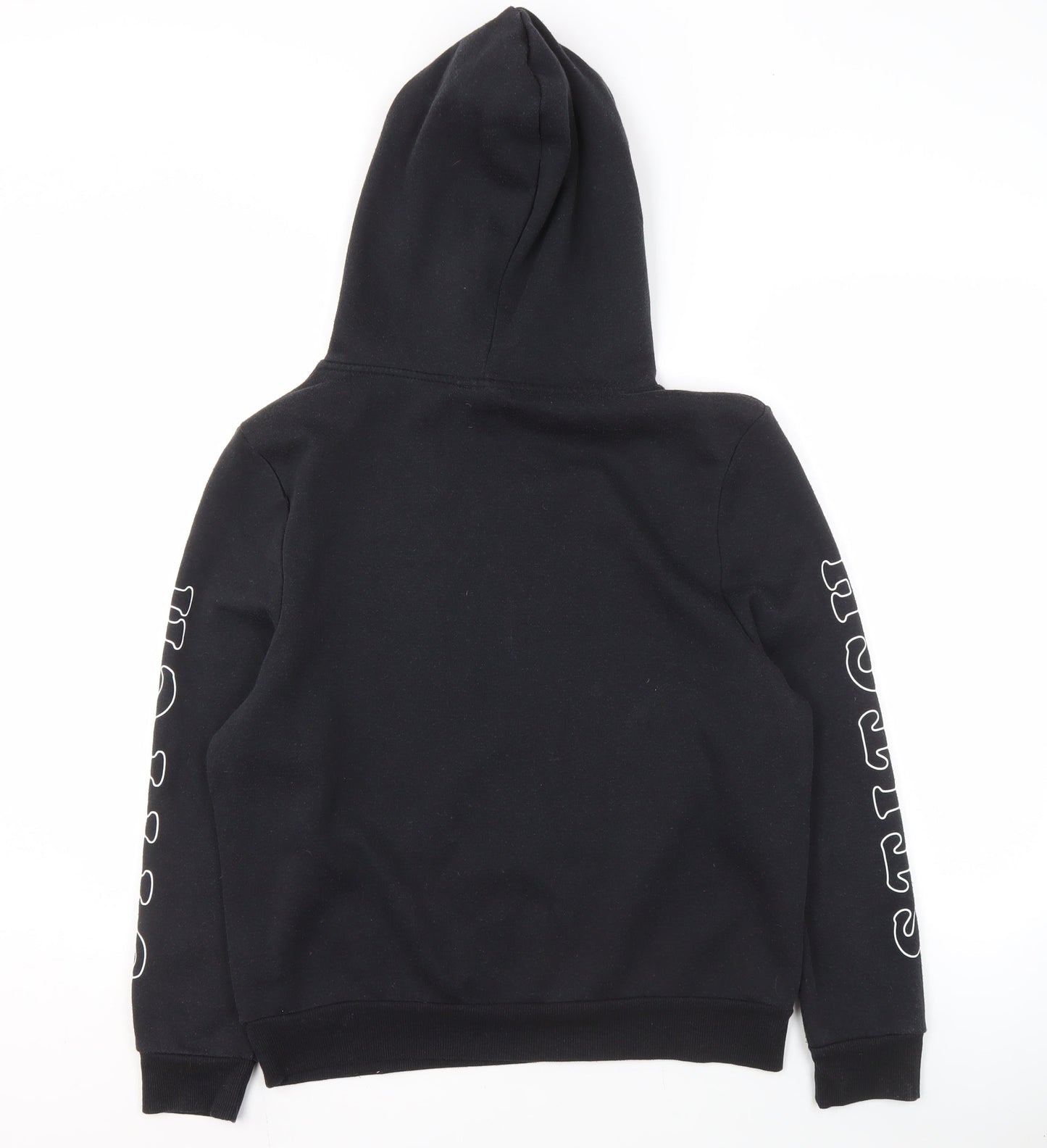 Disney Women's Black Stitch Hoodie Size M Pullover