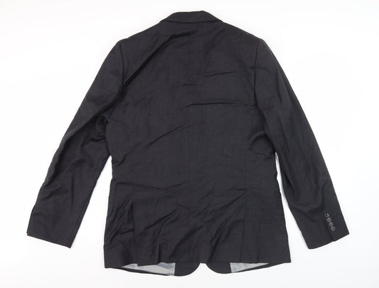 Austin Reed Men's Grey Blazer 44L Wool Business