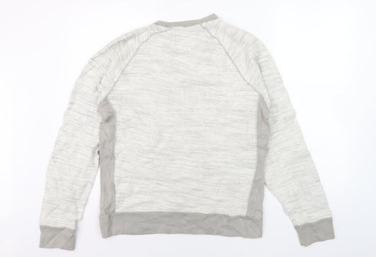 Hollister Men's Grey Medium Crew Neck Jumper