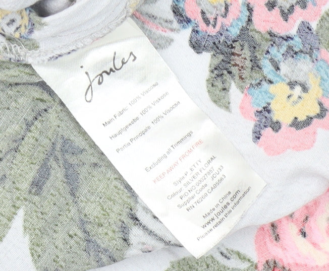 Joules Women's Multicoloured Floral Dress Size 10