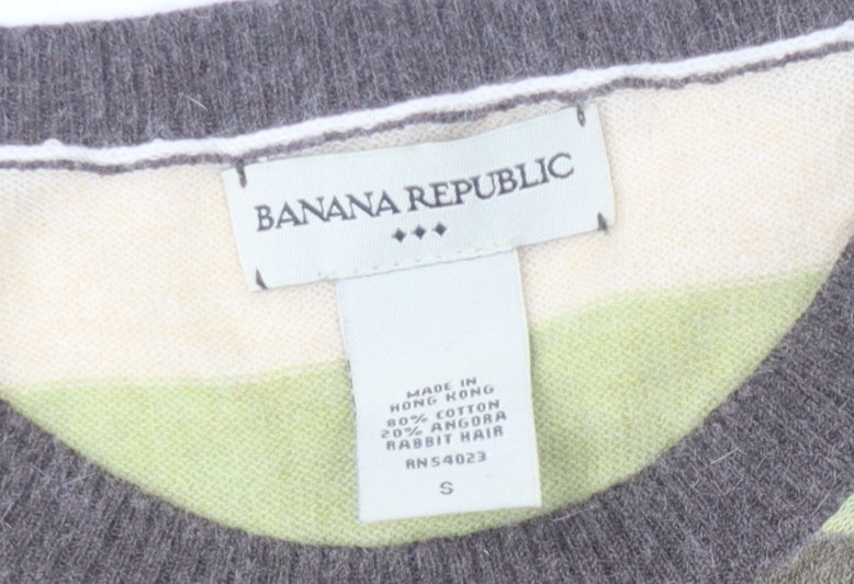 Banana Republic Women's Multicoloured Striped Pullover