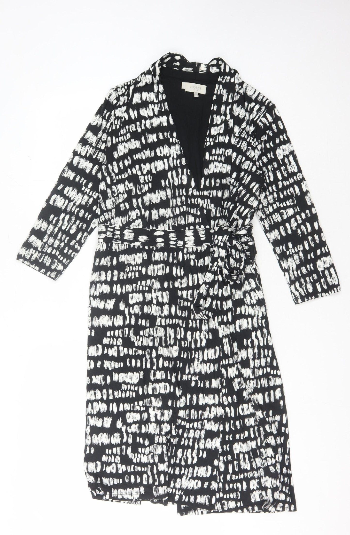 Hobbs Women’s Black Wrap Dress Size 14