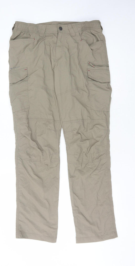 Decathlon Men's Beige Walking Trousers Size 46