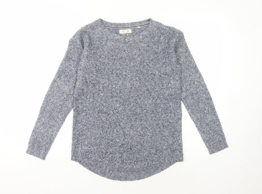 FatFace Women's Blue Knit Pullover Jumper UK 6