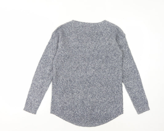 Fat Face Women's Blue Knit Pullover Jumper UK 6