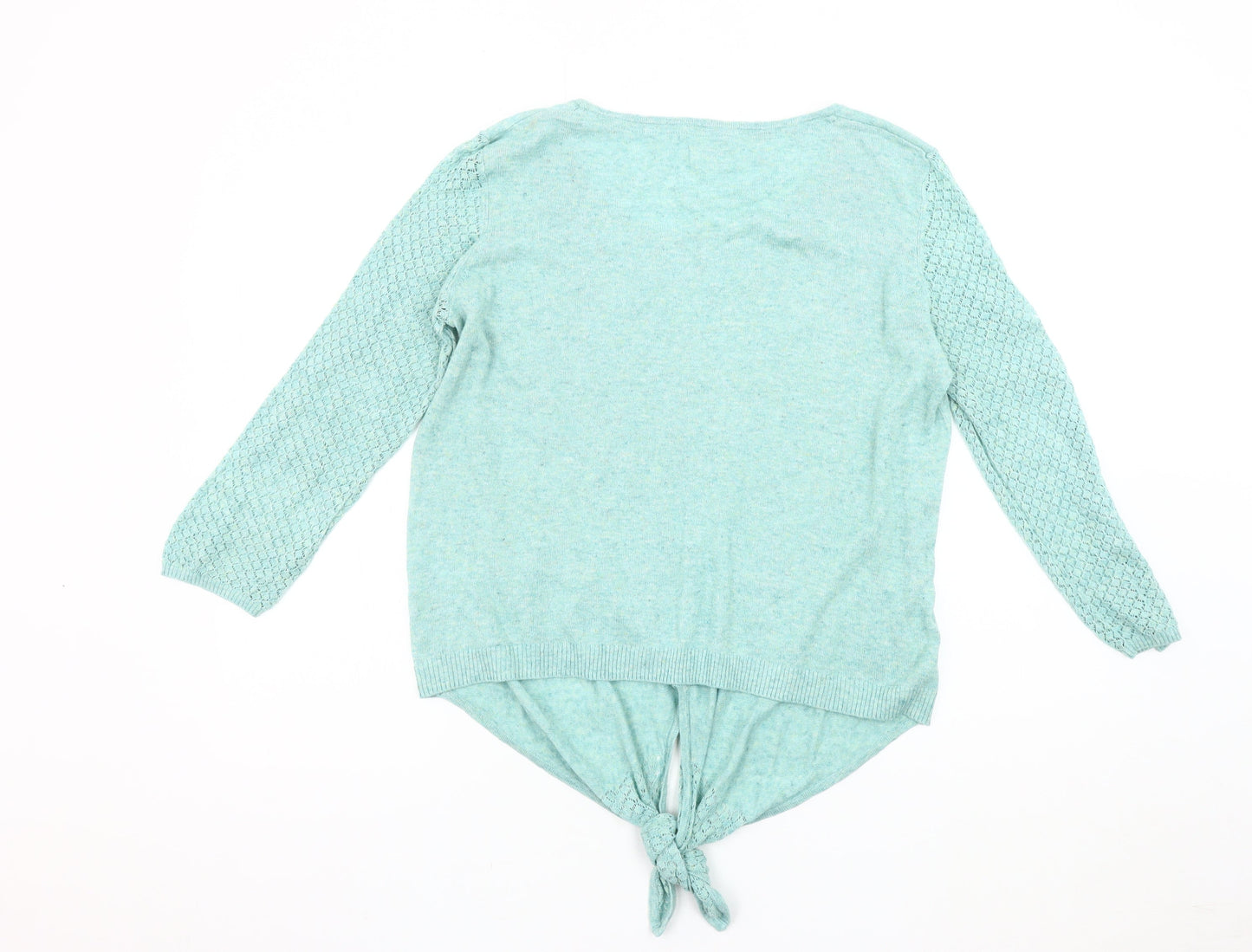 Fat Face Women's Green Pullover Jumper Size 4