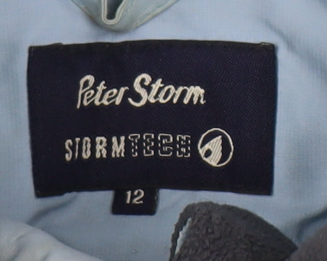 Peter Storm Women's Blue Jacket Size 12 Excellent Condition