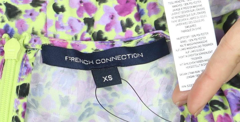 French Connection Women's Multicoloured Floral Blouse XS