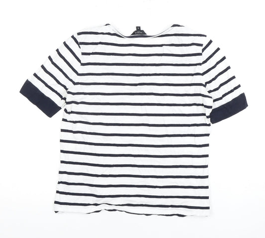 Hobbs Women's Striped T-Shirt Size S