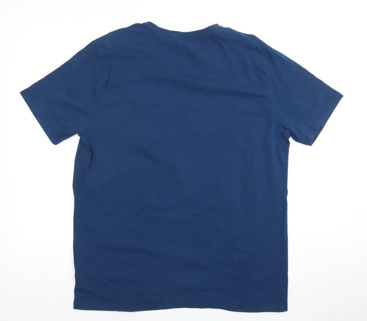 Everlast Men's Blue XL Crew Neck Short Sleeve T-Shirt