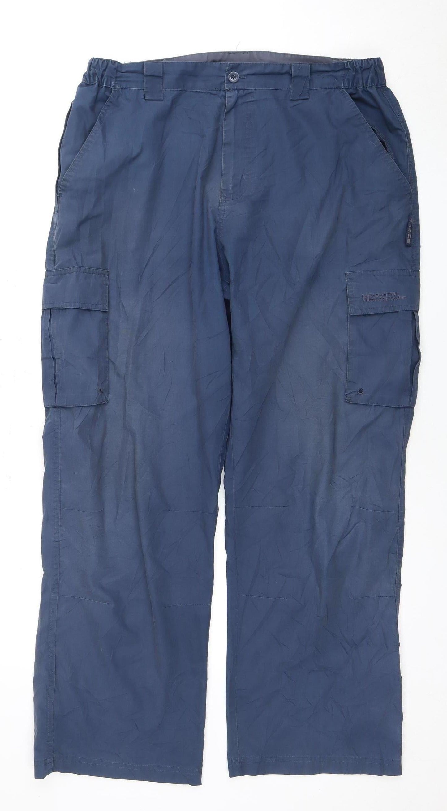 Mountain Warehouse Men's Blue Cargo Trousers Size 36