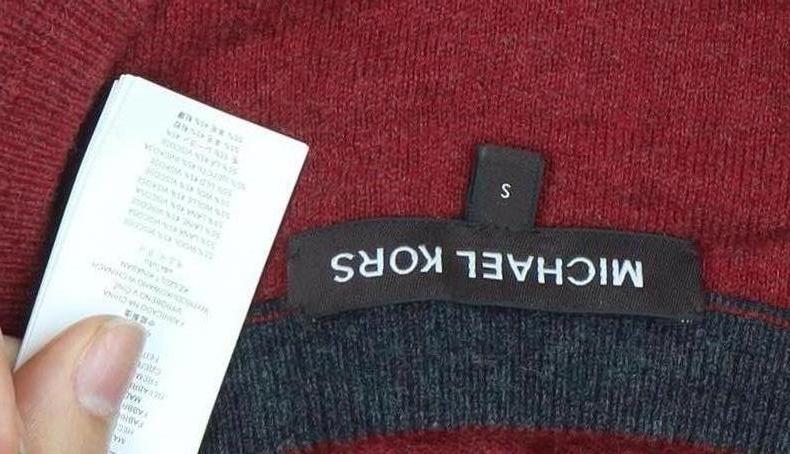 Michael Kors Men's Red Wool Pullover Jumper S