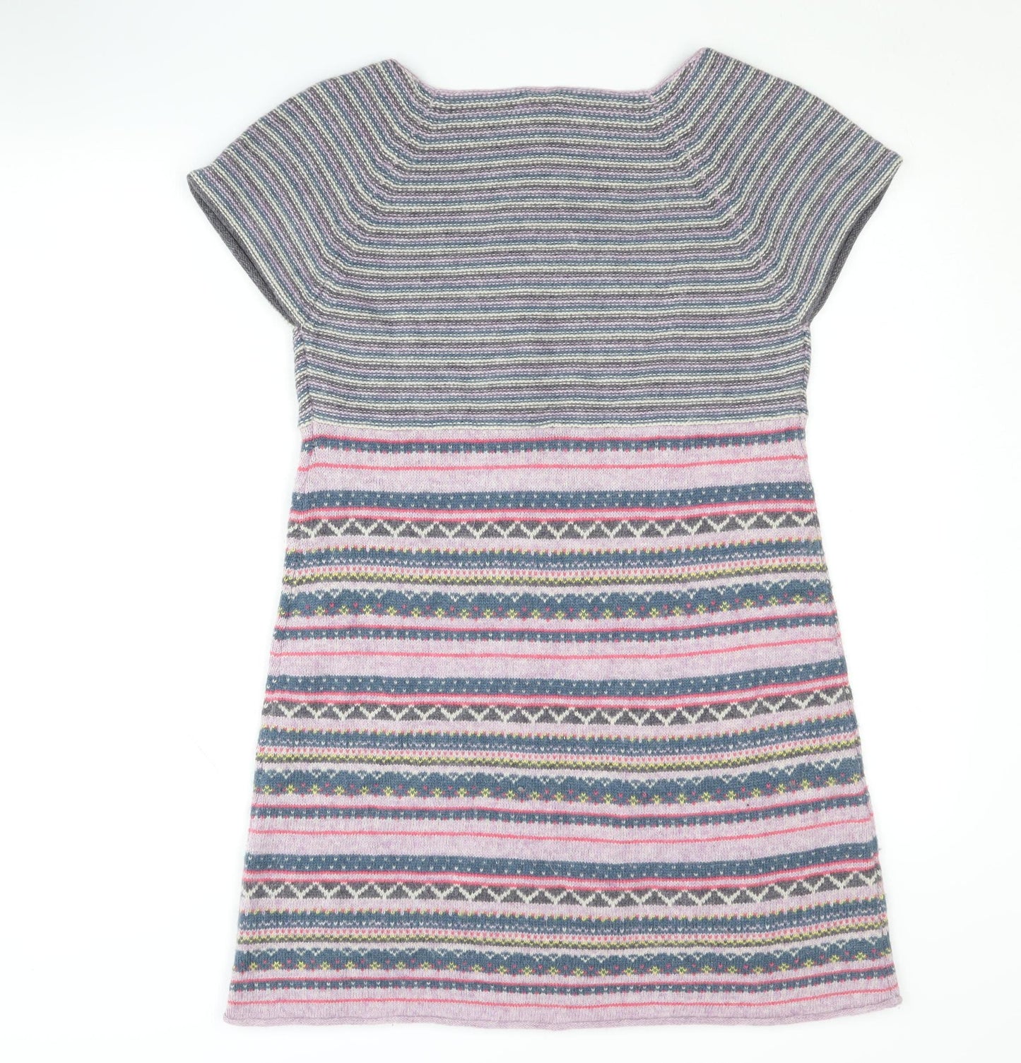 White Stuff Women’s Multicoloured Fair Isle Shift Dress