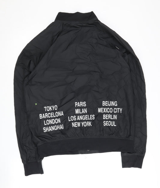 Nike Men's Black Varsity Jacket M Urban Style