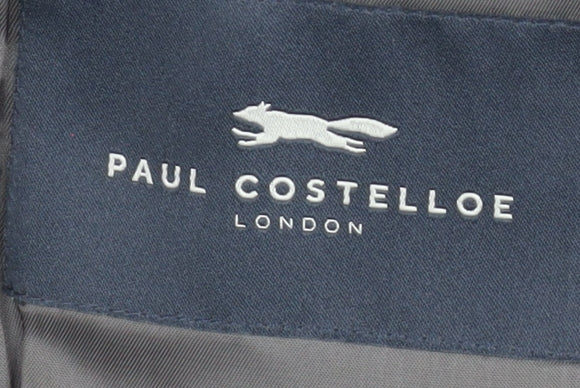 Paul Costelloe Men's Grey Check Blazer, 40 Short