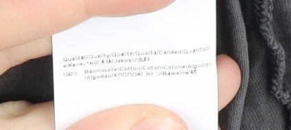 Boss Men's Grey Cotton Crew Neck T-Shirt Size S