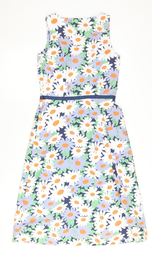 Boden Women's Multicoloured Floral A-Line Dress
