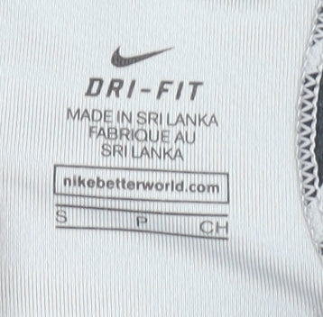 Nike Women's Grey Camouflage Sports Bra, Size S