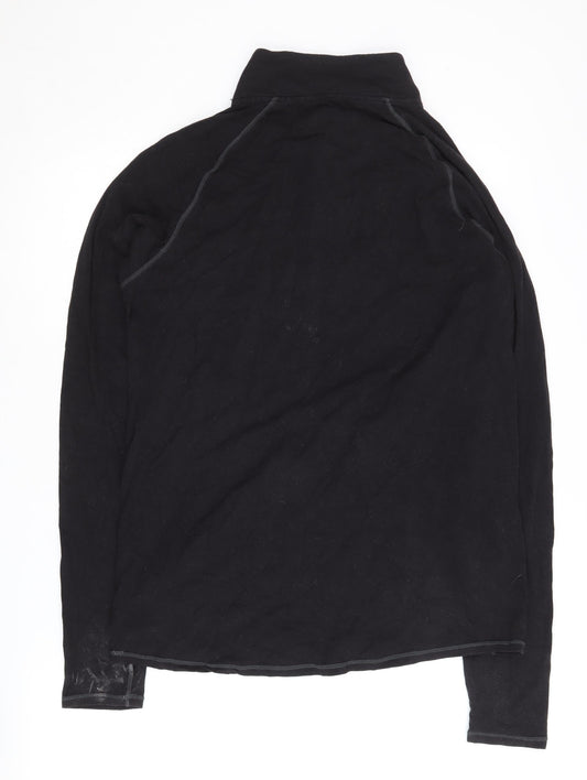 Karrimor Men's Black Track Jacket L, 1/4 Zip, Activewear