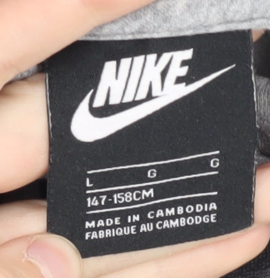Additional view of Nike boys’ grey pullover hoodie l - casual sporty style
