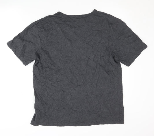 Boss Men's Grey XL Crew Neck T-Shirt Short Sleeve