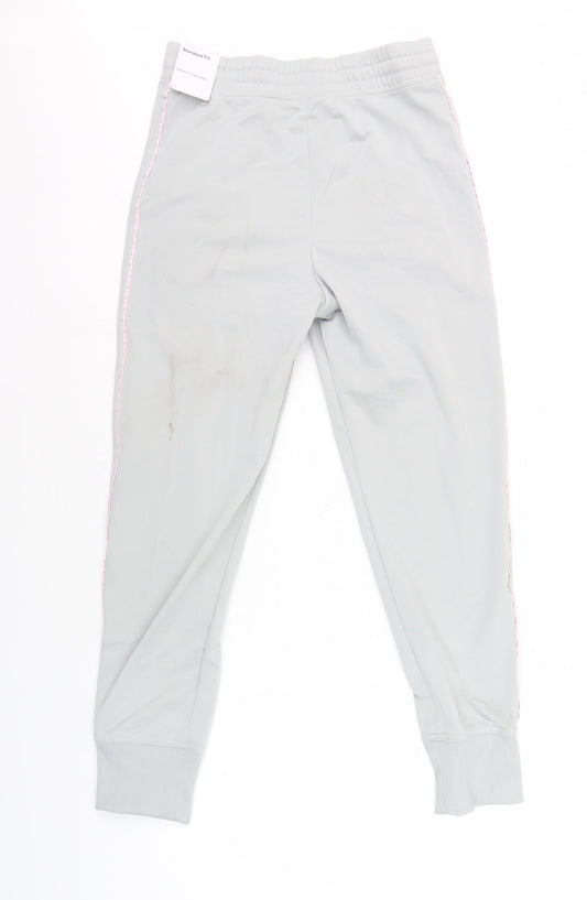 Nike Girls Grey Jogger Trousers L with Elastic Waist