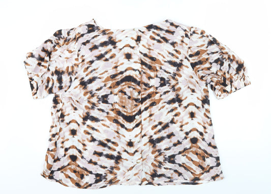 Womens UK Size XL VERO MODA Multicoloured Polyester Blouse