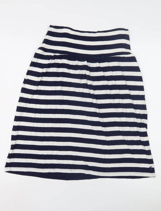 Joules Women's Blue Striped Skirt Size 10