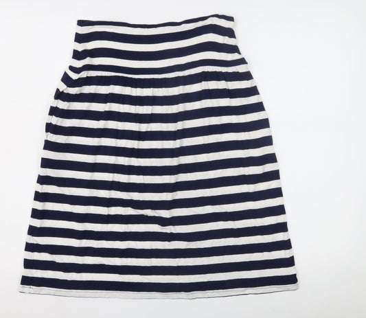 Joules Women's Blue Striped Skirt Size 10