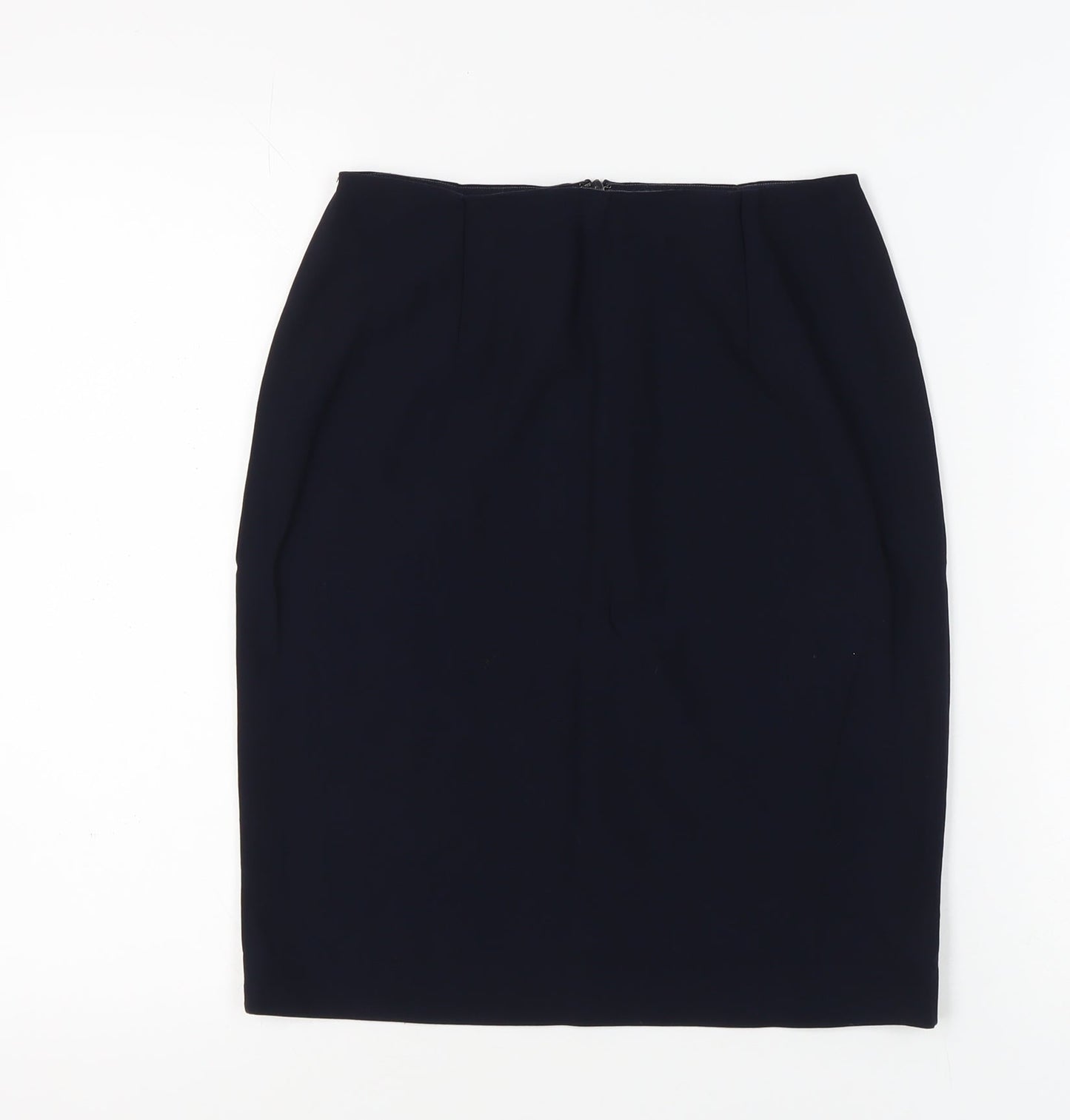 Ralph Lauren Women's Blue Wool Pencil Skirt Size 6
