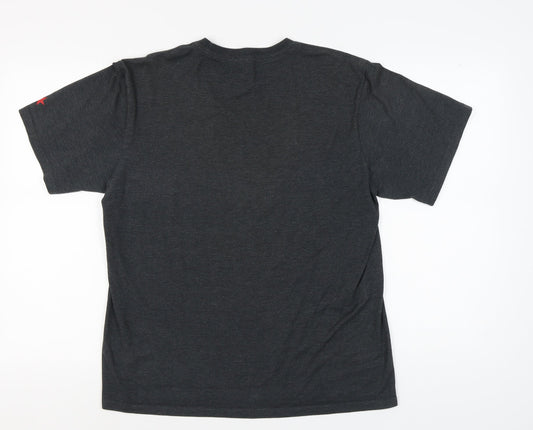 Converse Men's Black M T-Shirt, Short Sleeve, Crew Neck