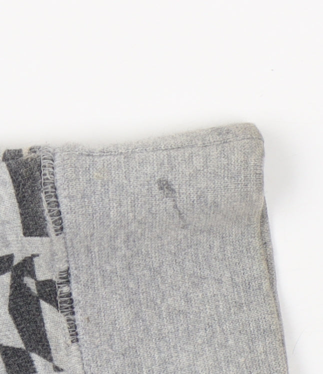 Nike Grey Logo Hoodie XS, Unisex Full Zip Sportswear