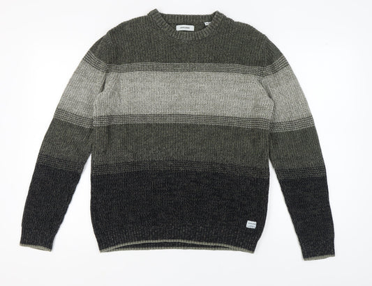 Jack & Jones Men's Multicoloured Pullover Jumper M